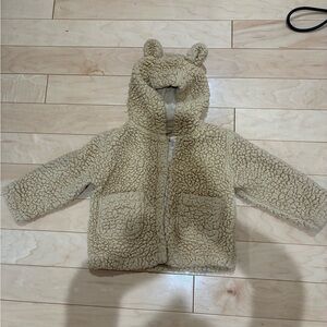 Mighty Goods Cozy Teddy Bear Hooded Jacket